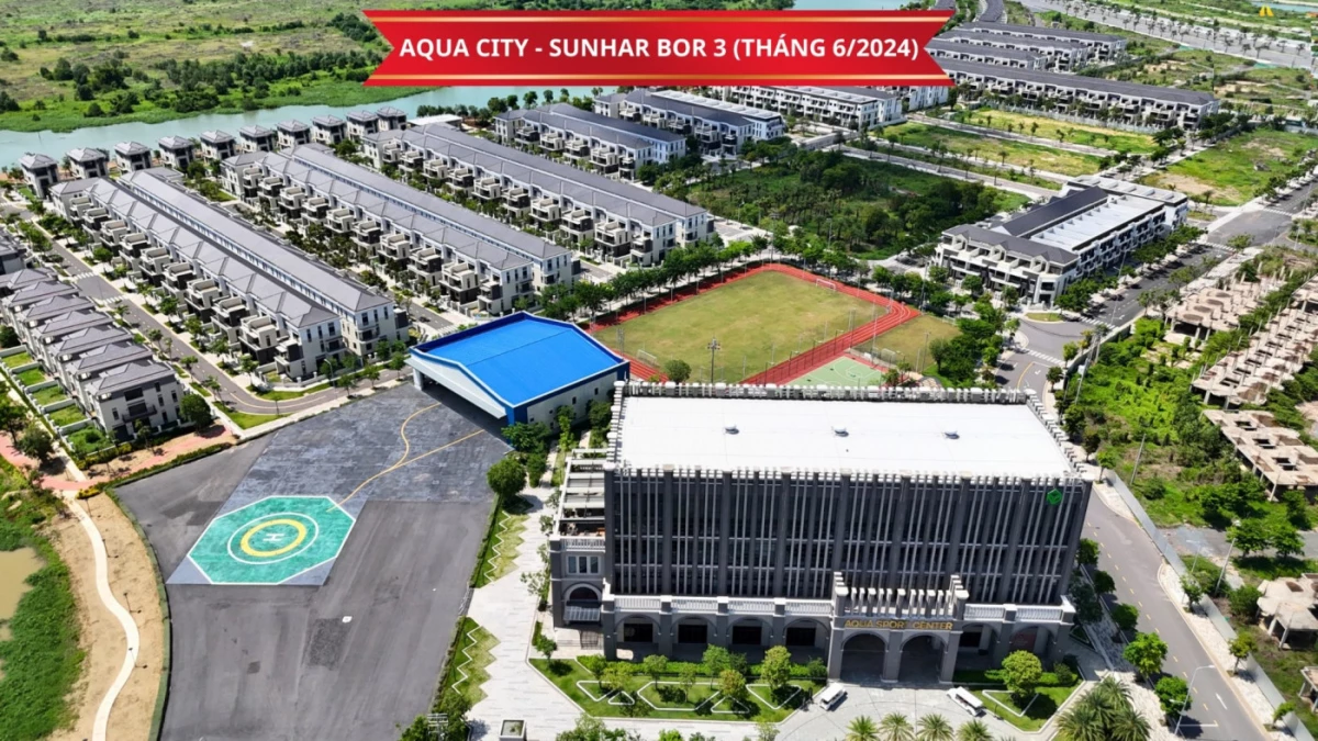 Không gian sống lý tưởng tại Shophouse Aqua City