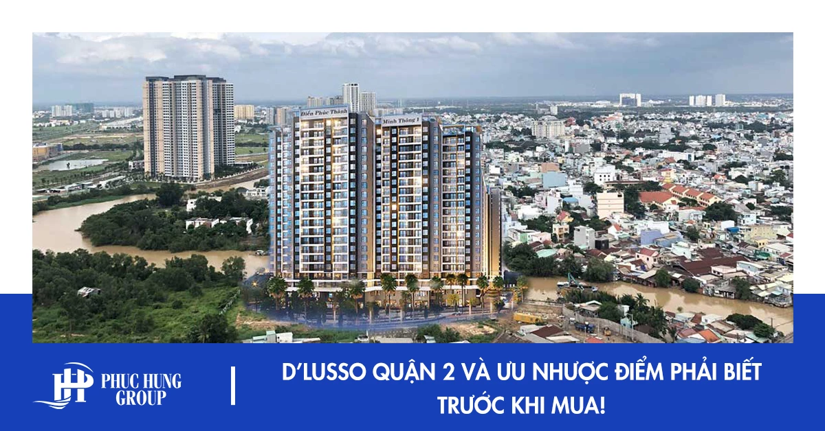 Căn hộ D'Lusso tọa lạc tại vị trí đắc địa, kết nối giao thông thuận tiện, gần trung tâm thành phố.