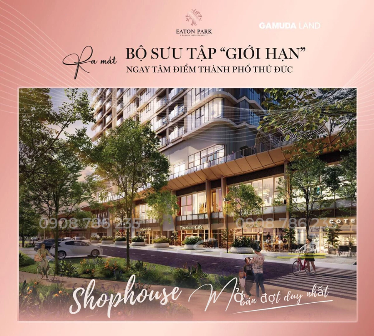 Shophouse Eaton Park tọa lạc tại vị trí đắc địa, thuận tiện giao thông và kinh doanh.